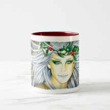 Reina de la nieve de Yule Taza