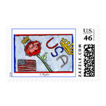 Reina Rosa postage by pmjimmy Reina Rosa postage
