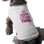 Reina todo camisa de mascota
