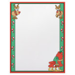 Reindeer and Santa's Sleigh Personalized Letterhead