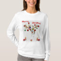 reindeer Basenji Christmas t-shirts
