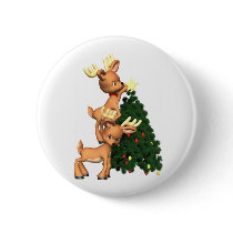 Reindeer Button by forbes1954 Reindeer Button