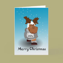 Reindeer card - Merry Christmas