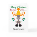 Reindeer Card Template by mycartoonartist Reindeer Card Template