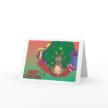 Reindeer Cat Christmas cards