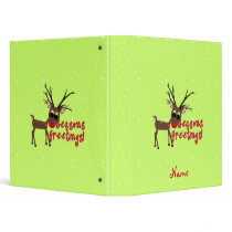 Reindeer Christmas Binder by forbes1954 Reindeer Christmas Binder