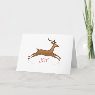 Reindeer Christmas Card card