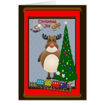 Reindeer Christmas Card
