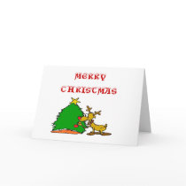 Reindeer Christmas Greetings cards