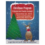 Reindeer Christmas Program Flyer