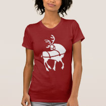 Reindeer Christmas T-shirt Ladies Holiday Shirts t-shirts