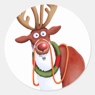 Reindeer Stickers | Zazzle
