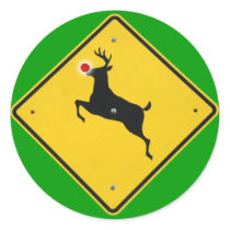 Reindeer Crossing stickers by EverAfter Reindeer Crossing stickers