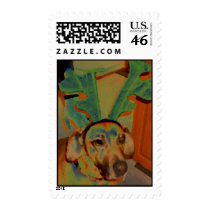 Reindeer Curtis Watercolor stamps