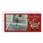 Reindeer Customizable Holiday Photo Card