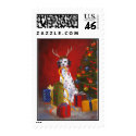Reindeer Dalmatian- Wrapping the Gifts postage