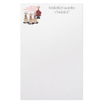 Reindeer Dear Santa Shirt Stationery Design