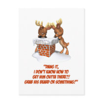 Reindeer Dilemma postcards