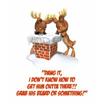 Reindeer Dilemma t-shirts by ScottInk Reindeer Dilemma t-shirts