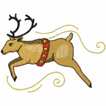 Reindeer Embroidered Polo embroidered shirts