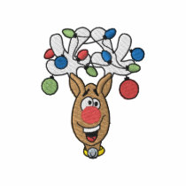Reindeer embroidered shirts