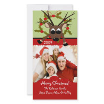 Reindeer Family Chirstmas Photo Card photo cards by celebrateitinvites Reindeer Family Chirstmas Photo Card photo cards