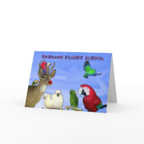 Reindeer Flight School cards by scarletsfeathers Reindeer Flight School cards