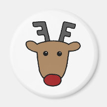 Reindeer Fridge Magnet