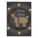 Reindeer Games Christmas Card