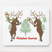Reindeer Games mousepads by CroughsCorners Reindeer Games mousepads