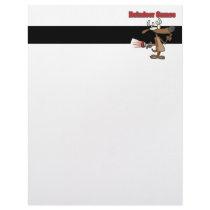 reindeer games phony rudolph cartoon letterhead template