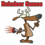 reindeer games phony rudolph cartoon cut out