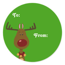Reindeer Gift Tags stickers