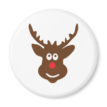 reindeer head antler magnets by Tomaniac reindeer head antler magnets