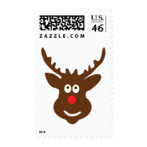 reindeer head antler stamp