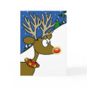 Reindeer Holiday Card