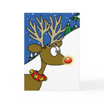 Reindeer Holiday Card