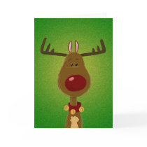 Reindeer Holiday Card