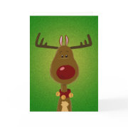 Reindeer Holiday creative christmas cards