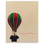 reindeer inside balloon customized letterhead