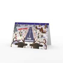 Reindeer Landing cards