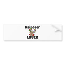 Reindeer Lover bumper stickers by AnimalShirts Reindeer Lover bumper stickers