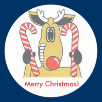Reindeer, Merry Christmas! stickers