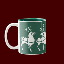 Reindeer Mug Coffee Cup Custom Christmas Decor mugs