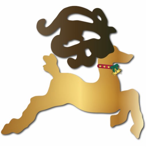 reindeer ornament photo cut out zazzle reindeer ornament photo cut out zazzle