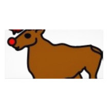 Reindeer photo cards