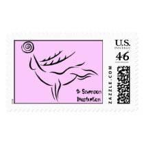Reindeer Pictogram postage
