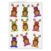 Reindeer posse cards
