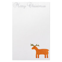 Reindeer Puppet Stationery