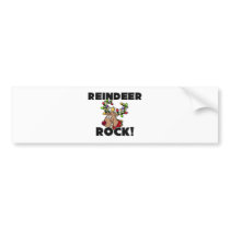 Reindeer Rock bumper stickers by AnimalShirts Reindeer Rock bumper stickers